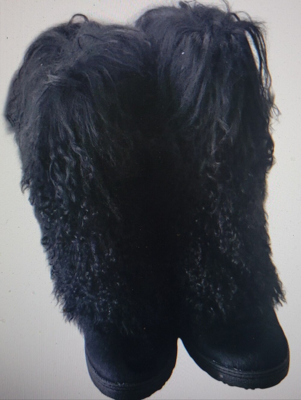 Black Faux Fur Women’s Boots - Brand Bearpaw